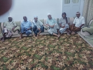 مجلس التنسيق الحزبي بمديريات الوادي والصحراء بحضرموت تزور الرفيقين طاحس وبكير