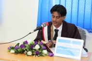 الماجستير بامتياز للباحث راشد محمد  حول ضمانات العدالة الانتقالية