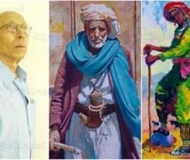بحثا عن الخبز.. لوحات هاشم علي الفريدة على رصيف بتعز